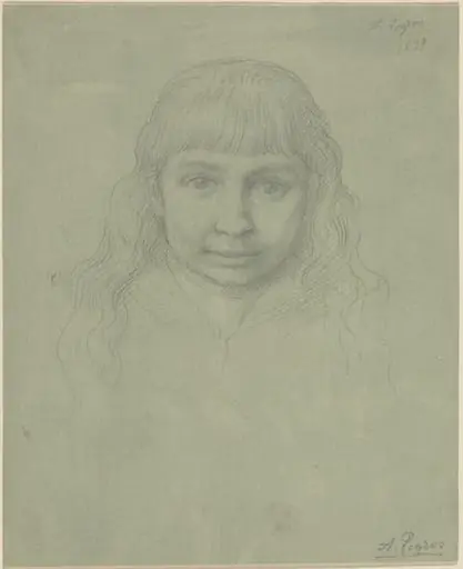 Head of a Child, by Alphonse Legros
