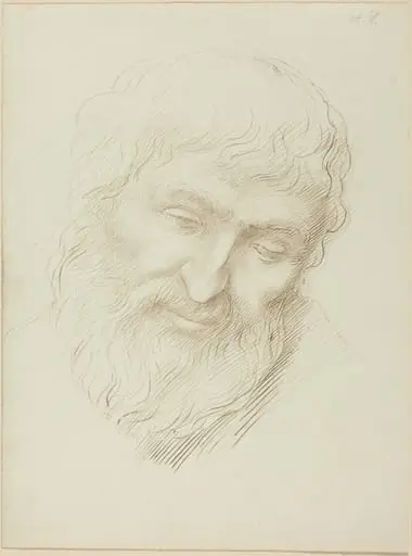 Head of a Man, by Alphonse Legros