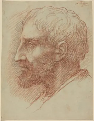 Head of a Man, by Alphonse Legros