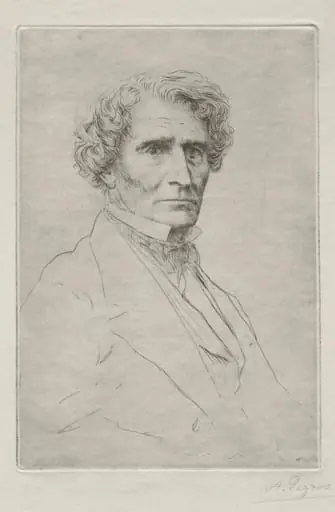 Hector Berlioz, by Alphonse Legros