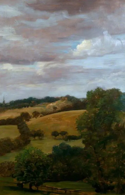 Hilly Landscape, by Alphonse Legros