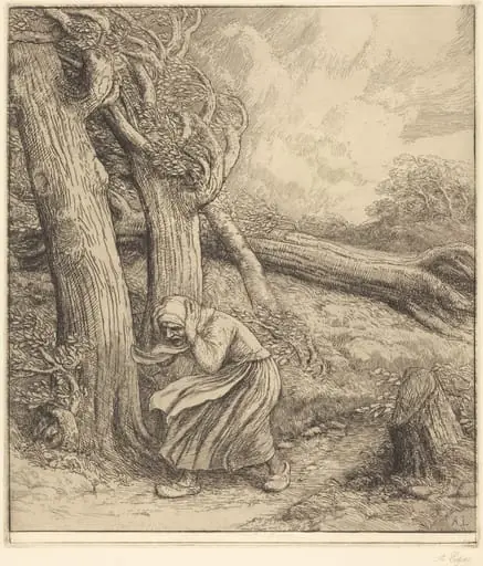 Hurricane (L'ouragan), by Alphonse Legros