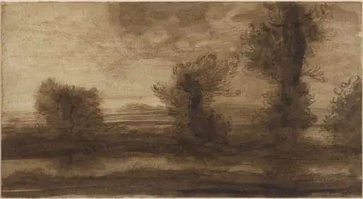 In the Marshes, by Alphonse Legros