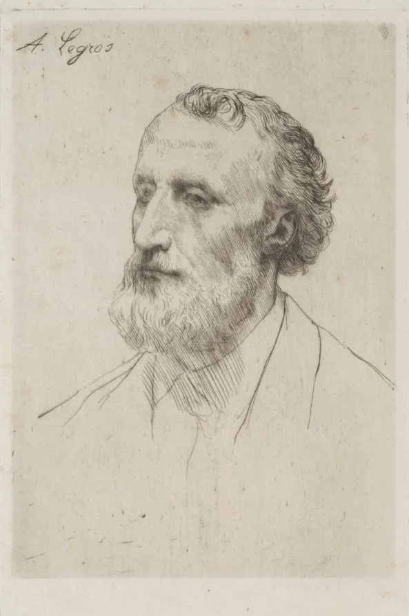 Jules Dalou, by Alphonse Legros, 1876