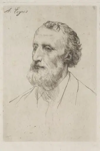 Jules Dalou, by Alphonse Legros