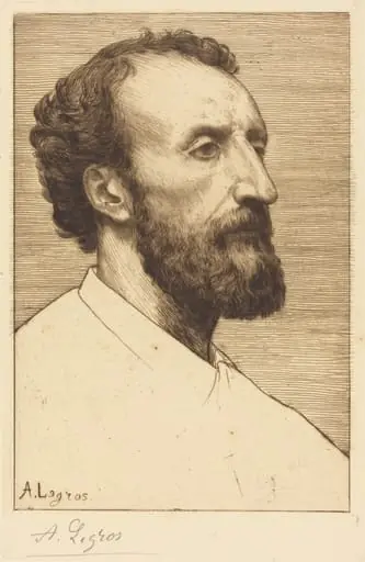 Jules Dalou, 2nd plate, by Alphonse Legros