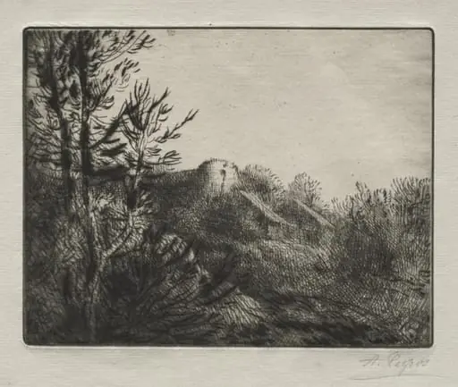 La ferme de valoux, by Alphonse Legros