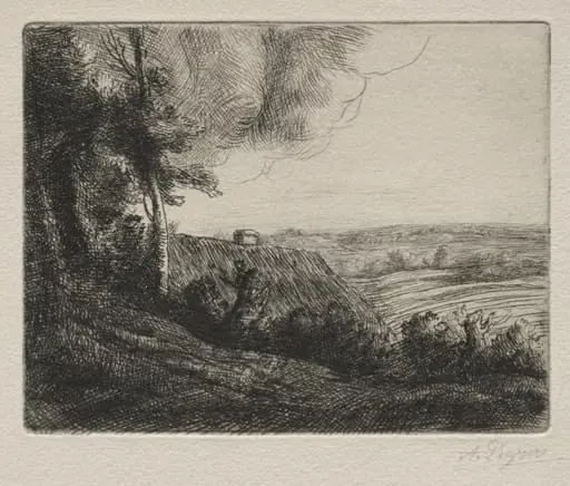 Landscape, by Alphonse Legros