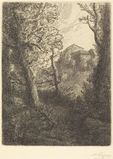 Landscape (Paysage), by Alphonse Legros