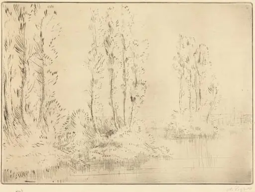 Landscape (Paysage), by Alphonse Legros