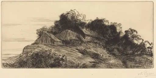 Landscape (Paysage), by Alphonse Legros