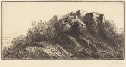 Landscape (Paysage), by Alphonse Legros
