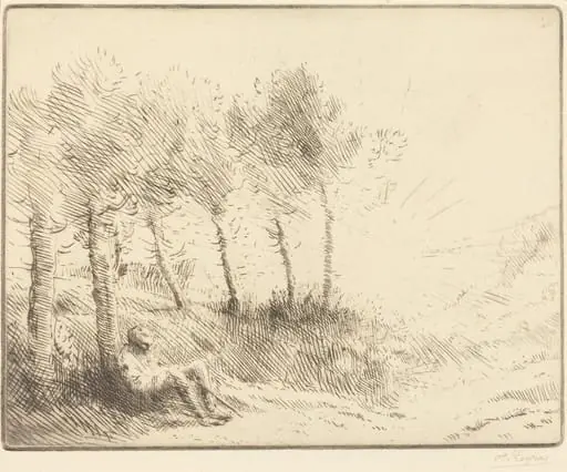 Landscape (Paysage), by Alphonse Legros