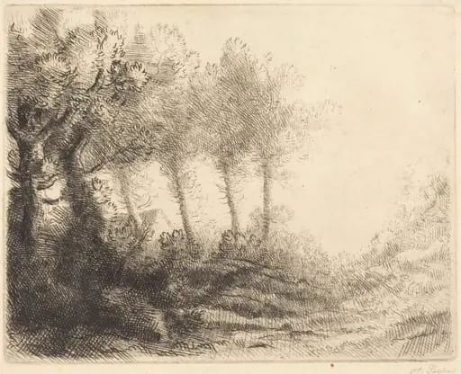 Landscape (Paysage), by Alphonse Legros