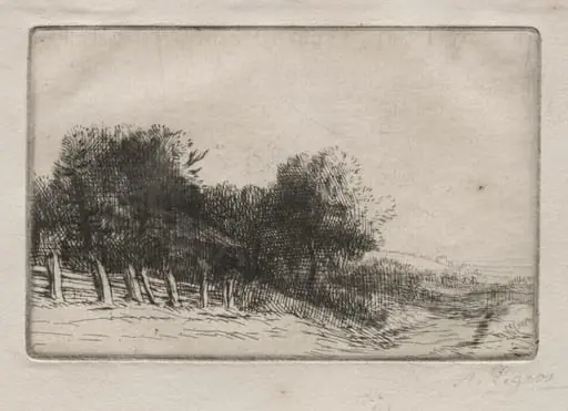 Landscape (Un Paysage), by Alphonse Legros