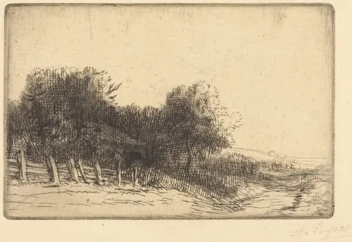 Landscape (Un paysage), by Alphonse Legros