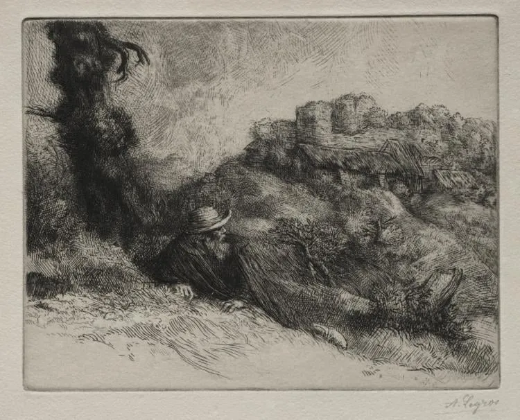 Le Châteaux des Revenants, by Alphonse Legros, 1884