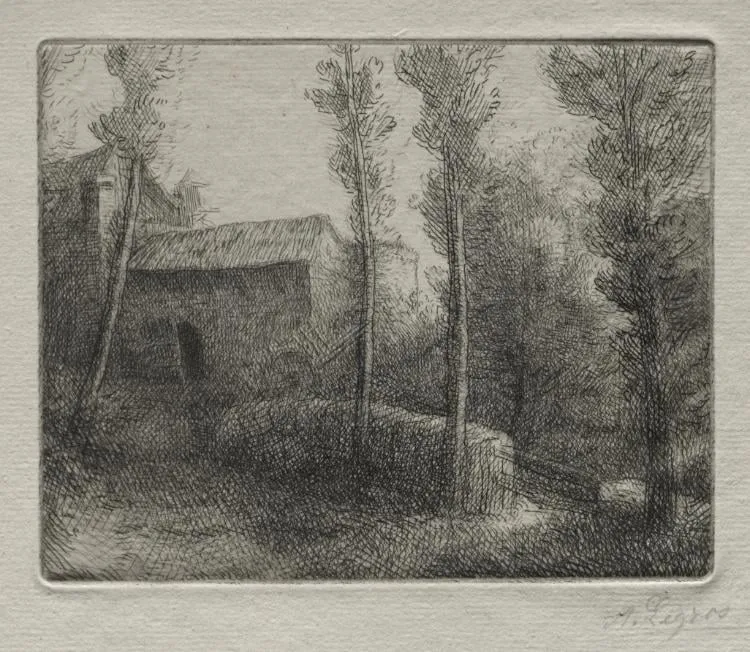 Le Pont du Moulin, by Alphonse Legros, 1884