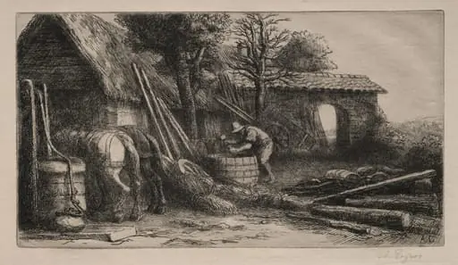 Le Tonnelier, by Alphonse Legros