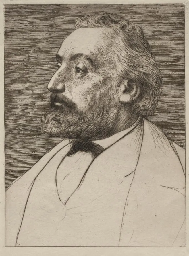 Léon Gambetta, by Alphonse Legros, 1884