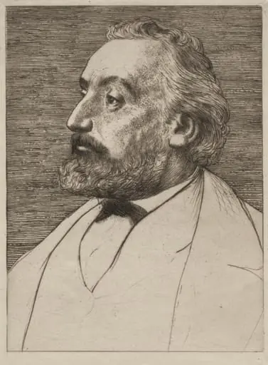 Léon Gambetta, by Alphonse Legros