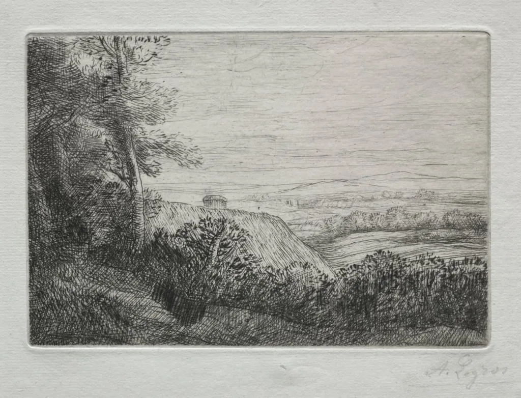 Les dernière Rayons de Soleil, by Alphonse Legros, 1884