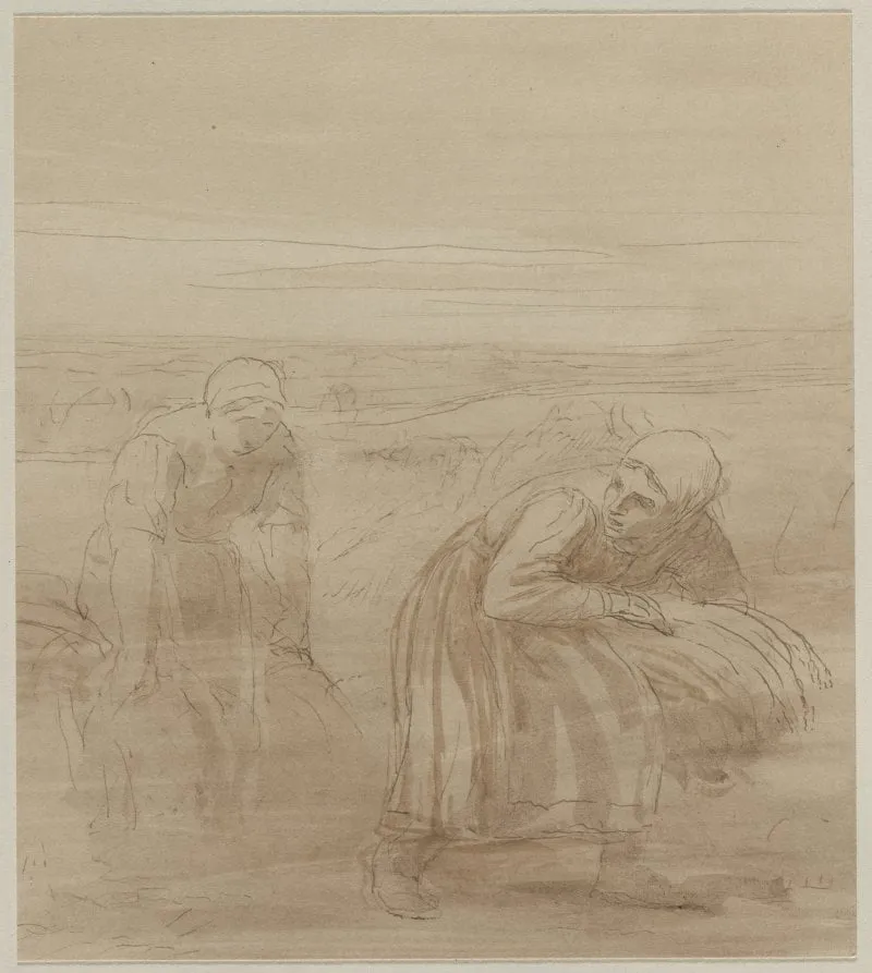 Les Glaneuses, by Alphonse Legros, 1804