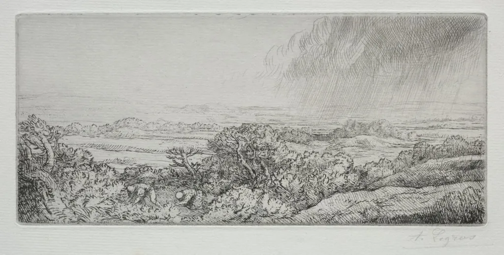 Les Ramasseurs des Champignons, by Alphonse Legros, 1884