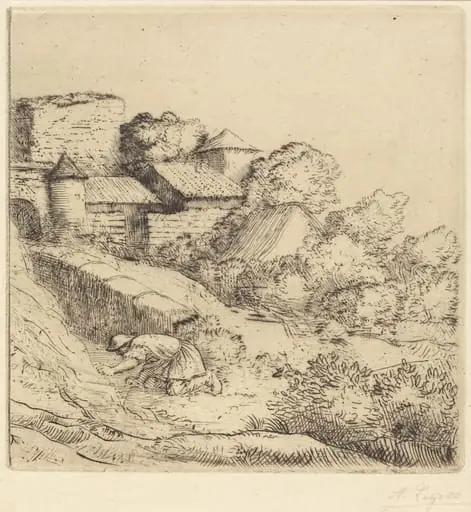 Little Burner of Grass (Le petit bruleur d'herbe), by Alphonse Legros