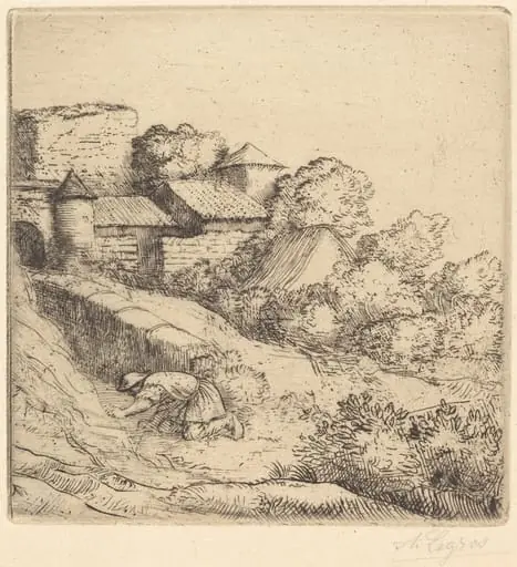 Little Burner of Grass (Le petit bruleur d'herbe), by Alphonse Legros