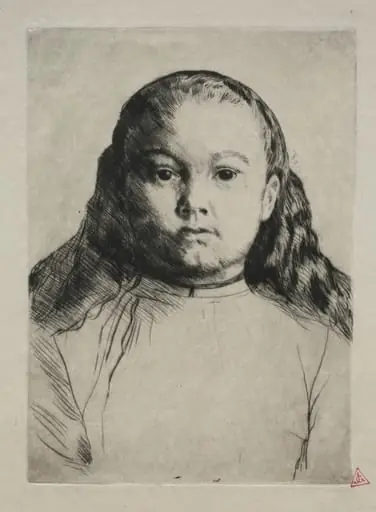 Little Marie, by Alphonse Legros