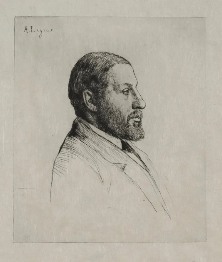 Murray Marks, by Alphonse Legros, 1884
