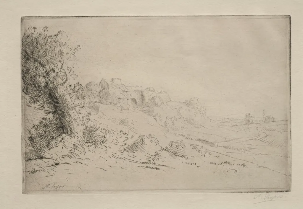 My Farm, by Alphonse Legros, 1884