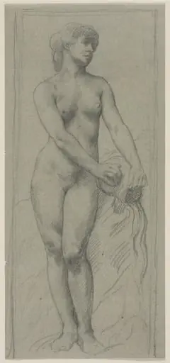 Nude Woman, by Alphonse Legros