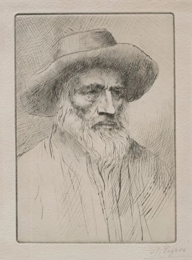 Paysan des Vosges, by Alphonse Legros, 1884