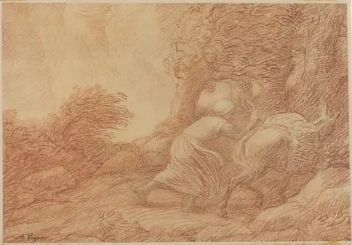 Peasant and Ass, by Alphonse Legros