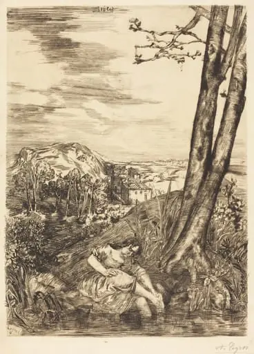 Peasant Washing Her Feet (Paysanne se lavant les pieds), by Alphonse Legros