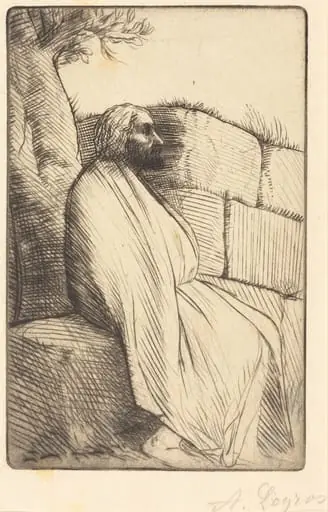Philosopher (Le philosophe), by Alphonse Legros