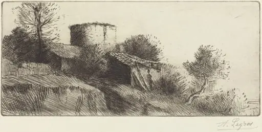 Pigeon Tower (La tour aux pigeons), by Alphonse Legros