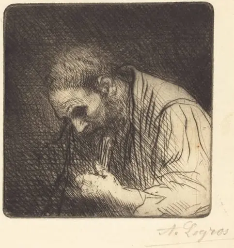 Poor Man (Pauvre homme), by Alphonse Legros