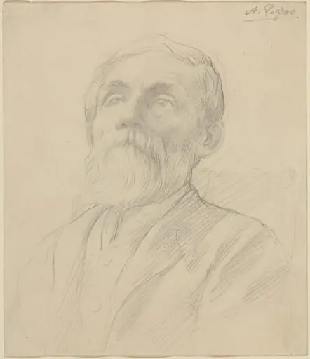 Portrait of an Old Man, by Alphonse Legros