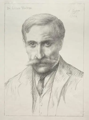 Portrait of Dr. Louis Vintras, by Alphonse Legros