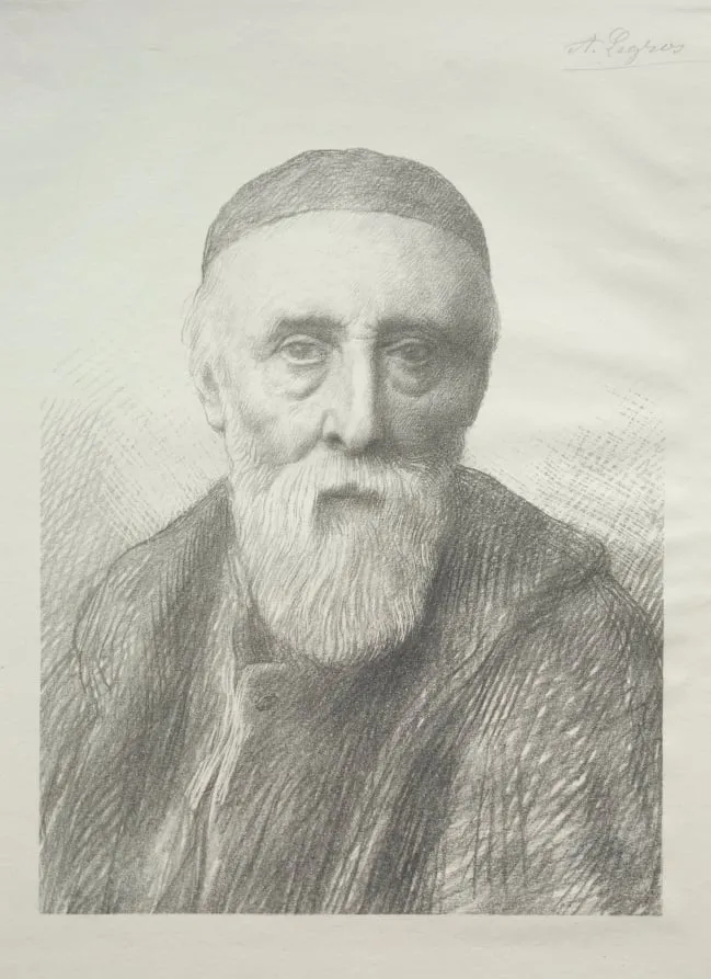 Portrait of George Frederic Watts (2nd Plate), by Alphonse Legros, 1884
