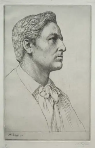 Portrait of Sir Charles Holroyd, by Alphonse Legros