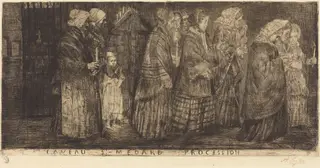 Procession in the Sepulchre of Saint Medard(Procession dans les caveaux de St.Medard)