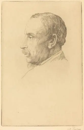 Professor W. Cawthorne Unwin, by Alphonse Legros
