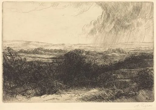 Prospect (Le point de vue), by Alphonse Legros