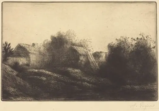 Remembrance of My Village (Souvenir de mon village), by Alphonse Legros