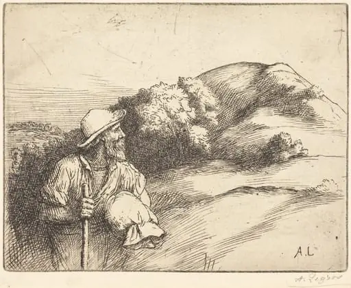Return from the Fields (Le retour des champs), by Alphonse Legros