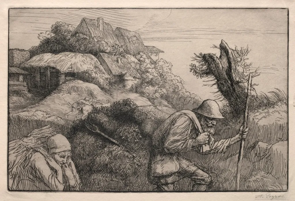 Return from the Woods, by Alphonse Legros, 1884